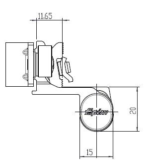 Coppia di cerniere 130 kg ral 9010