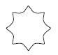 Guarn. fiss. rete mm 6 pvc nero
