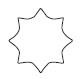 Guarn. fiss. rete mm 6 pvc nero