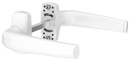 Doppia maniglia all. bnc crema ral 9001