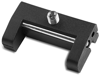 Incontro asta con rullino nero R40