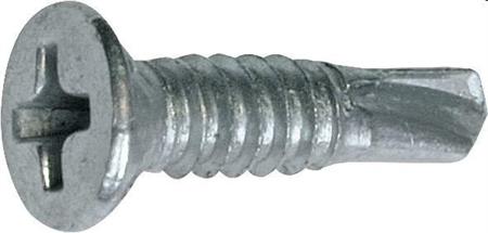 Vite 3,9 x 25 perfor pvc znc bnc