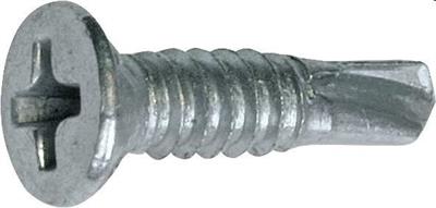 Vite 3,9 x 25 perfor pvc znc bnc